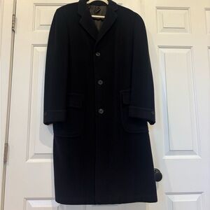 100% pure cashmere dark navy blue peacoat - See measurements